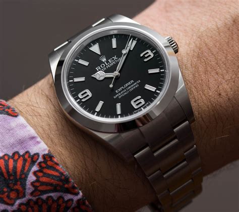 rolex explorer 39mm new|rolex explorer 39mm review.